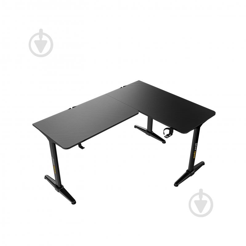 Стол компьютерный Anda Seat Wind Seeker Black (AD-D-PT-1600-01-B) 750х1600х1200 мм черный/черный (AD-D-PT-1600-01-B) - фото 2 Стол компьютерный Anda Seat Wind Seeker Black (AD-D-PT-1600-01-B) 750х1600х1200 мм черный/черный (AD-D-PT-1600-01-B) - фото 2