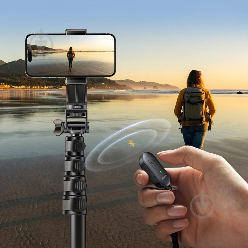 Трипод UGREEN LP680 Selfie Stick Tripod with Bluetooth Remote (15609) - фото 3