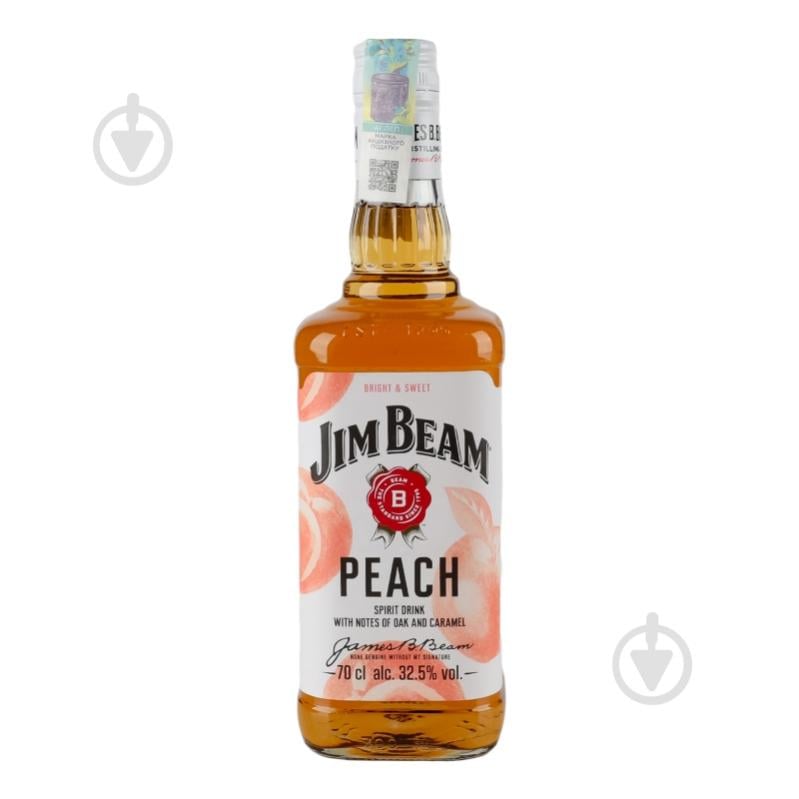 Ликер Jim Beam Peach 32,5% 0,7 л - фото 2