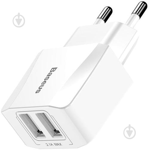 Зарядний пристрій BASEUS Mini Dual-U Charger 2.1 A (CCALL-MN02) - фото 2 Зарядний пристрій BASEUS Mini Dual-U Charger 2.1 A (CCALL-MN02) - фото 2