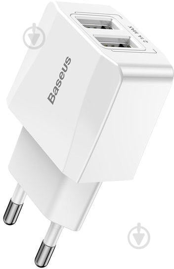 Зарядний пристрій BASEUS Mini Dual-U Charger 2.1 A (CCALL-MN02) - фото 4 Зарядний пристрій BASEUS Mini Dual-U Charger 2.1 A (CCALL-MN02) - фото 4