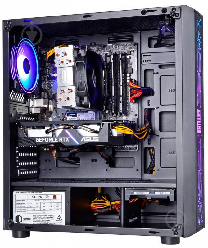 Компьютер персональный Artline Gaming X77 (X77v45Win) black - фото 6 Компьютер персональный Artline Gaming X77 (X77v45Win) black - фото 6