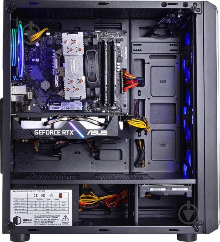 Компьютер персональный Artline Gaming X77 (X77v46) black - фото 8