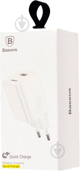 Зарядное устройство BASEUS Wall Charger QC3.0 white - фото 3 Зарядное устройство BASEUS Wall Charger QC3.0 white - фото 3
