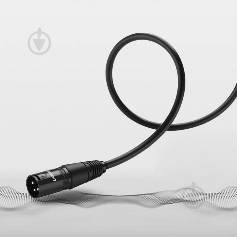 Кабель микрофонный UGREEN AV130 XLR Male to Female Cable 5 м черный (20712) - фото 3 Кабель микрофонный UGREEN AV130 XLR Male to Female Cable 5 м черный (20712) - фото 3