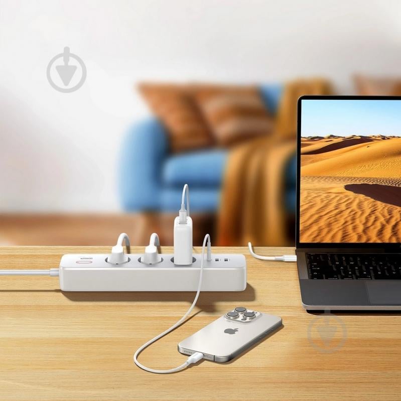 Мережевий фільтр UGREEN Power Strip with Master Switch - фото 2