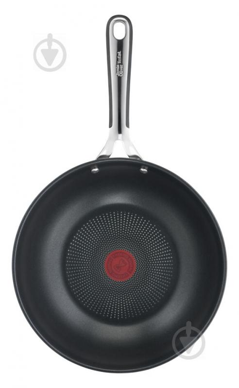 Сковорода wok 28 см Jamie Oliver Kitchen Essential E3141974 Tefal - фото 2