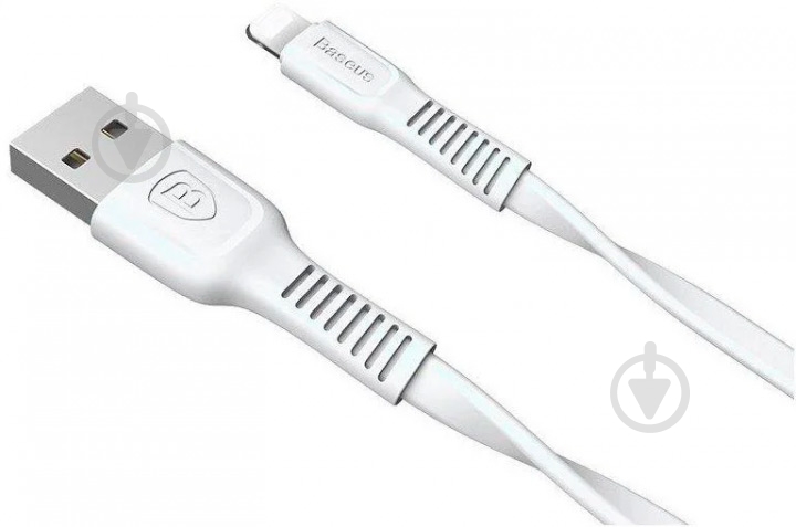 Кабель BASEUS Tough Series Lightning 2.0A 1 м белый - фото 1