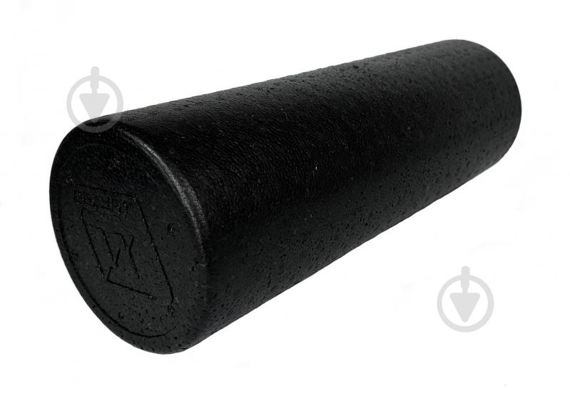 Масажний ролик EasyFit Polyfoam roller 45 см чорний (effm45-b) - фото 2