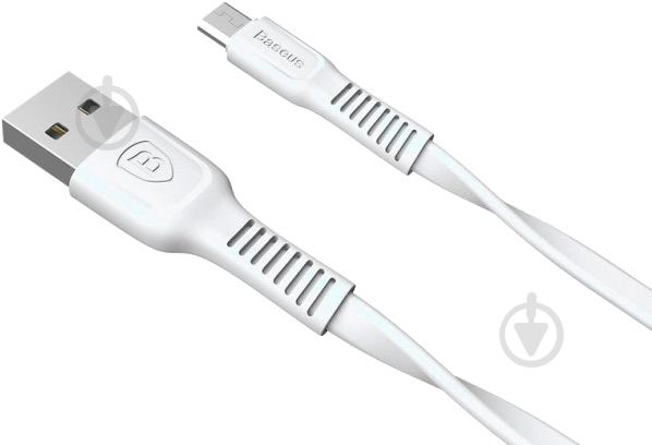 Кабель BASEUS Tough Series Micro USB 2.0A 1 м белый - фото 2