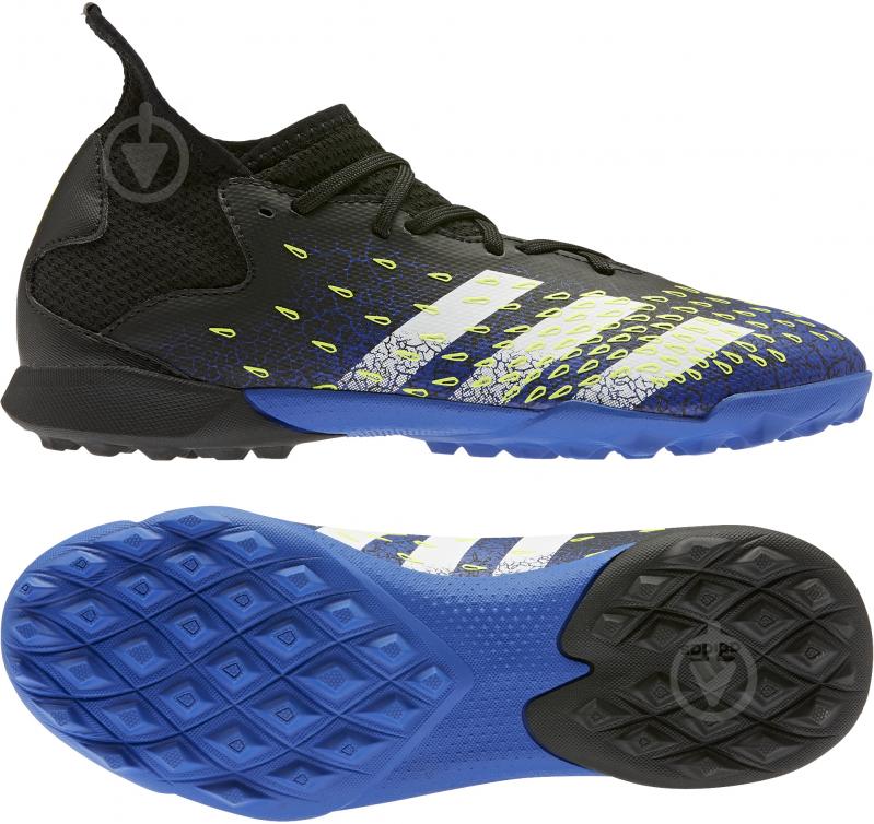 Сороконожки Adidas PREDATOR FREAK .3 TF J FY0624 р.28 черный - фото 6