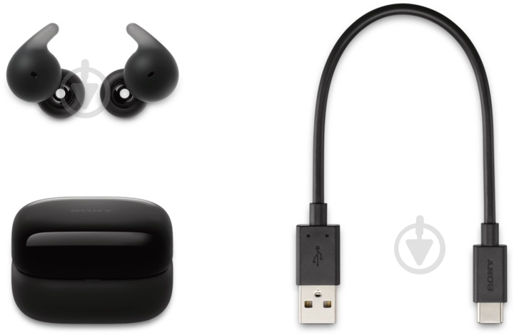 Навушники Sony LinkBuds Open WF-L910 black (WFL910B.CE7) - фото 10 Навушники Sony LinkBuds Open WF-L910 black (WFL910B.CE7) - фото 10