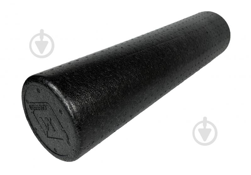 Масажний ролик EasyFit Polyfoam roller 60 см чорний (effm60-b) - фото 2