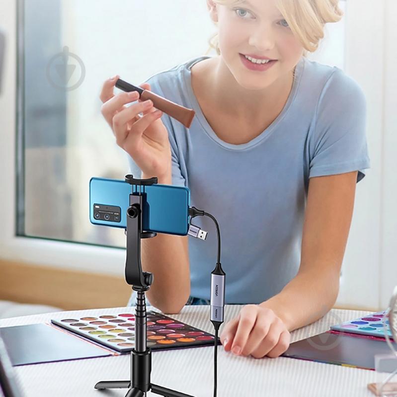 Конвертер UGREEN CM489 USB-A/Type-C to HDMI Video Capture Device Gray (40189) grey (40189) - фото 3 Конвертер UGREEN CM489 USB-A/Type-C to HDMI Video Capture Device Gray (40189) grey (40189) - фото 3