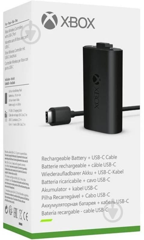 Аккумулятор Microsoft Xbox Play and Charge 1400 мА*ч (SXW-00002) black - фото 4