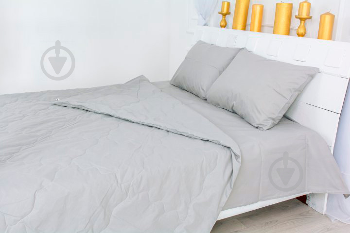 Одеяло антиаллергенное Eco-Soft №2339 Light Gray (2200003029703) 155x215 см MirSon - фото 4