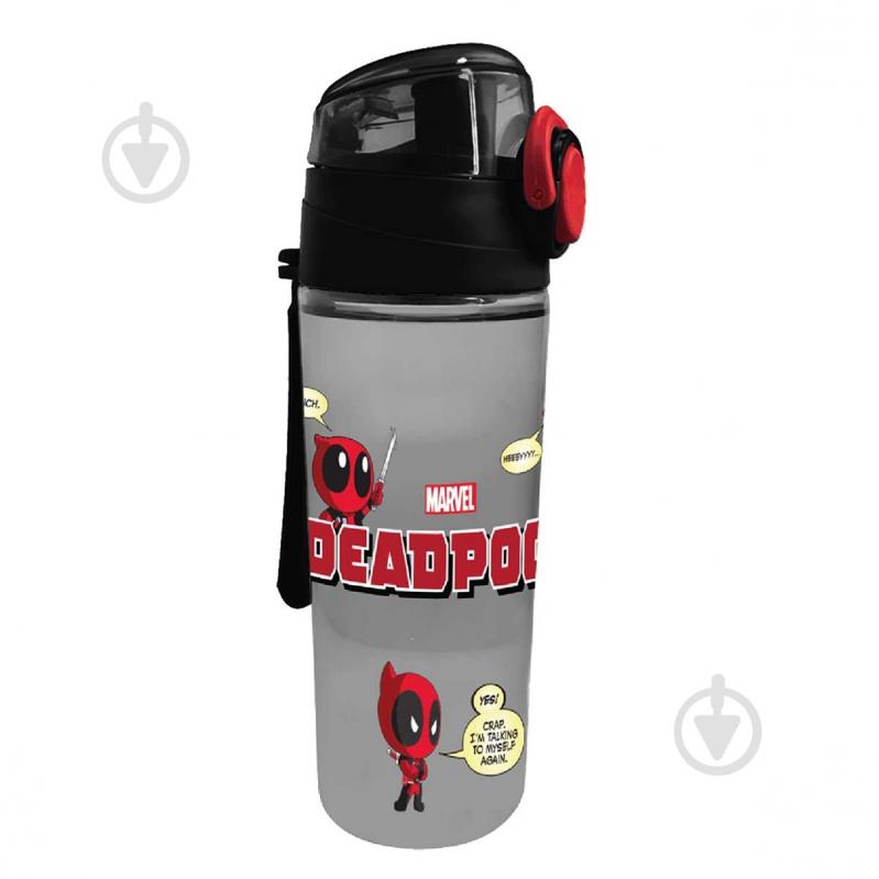 Бутылка для воды YES Marvel.Deadpool 620 мл - фото 1