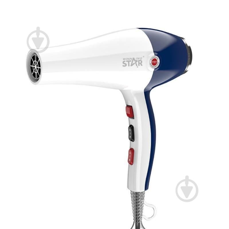 Фен Winningstar ST-5715 2000W White/Blue (31708359) - фото 2