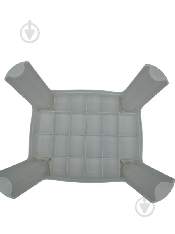 Табурет пластиковый сверхпрочный белый - фото 2 Табурет пластиковый сверхпрочный белый - фото 2