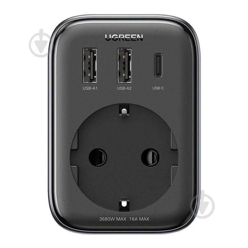 Сетевой фильтр UGREEN CD314 30W Outlet Extender EU (2A1C) Space Grey (90613) - фото 1 Сетевой фильтр UGREEN CD314 30W Outlet Extender EU (2A1C) Space Grey (90613) - фото 1