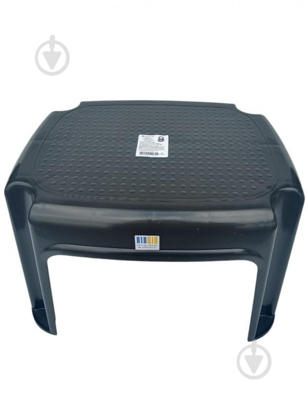Табурет пластиковый сверхпрочный черный - фото 1 Табурет пластиковый сверхпрочный черный - фото 1