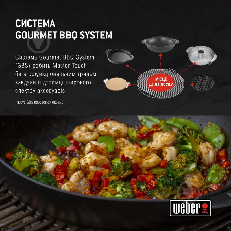 Гриль угольный Weber Master-Touch GBS E-5750 - фото 4