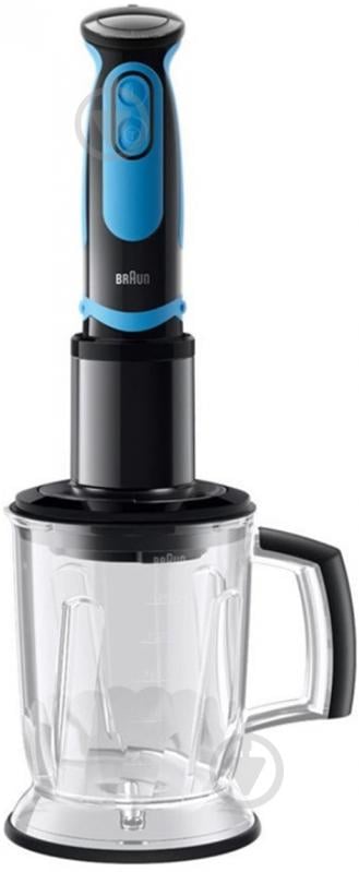 Блендер погружной Braun MQ 5064 BK/BL SHAPE - фото 2