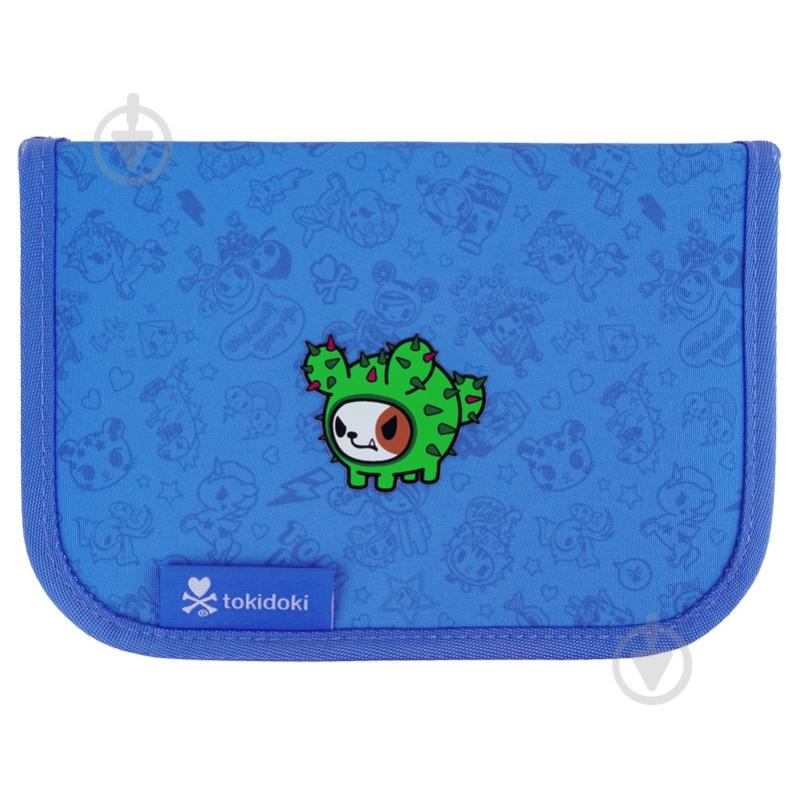 Пенал tokidoki 621 1 відворот KITE блакитний - фото 3