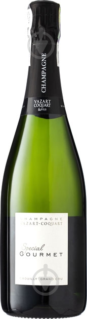 Шампанське сухе біле Спесіаль Гурме Champagne Vazart-Coquart 0,75 л - фото 1 Шампанське сухе біле Спесіаль Гурме Champagne Vazart-Coquart 0,75 л - фото 1