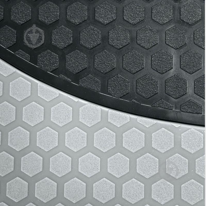 Степ-платформа EasyFit Step-B 3-ступенчастая черный-серый - фото 9