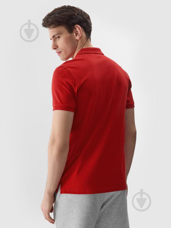 Поло 4F POLO SHIRT M129 / TSHIRT POLO M129 4FWSS24TPTSM129-61S р.XXL червоний - фото 2