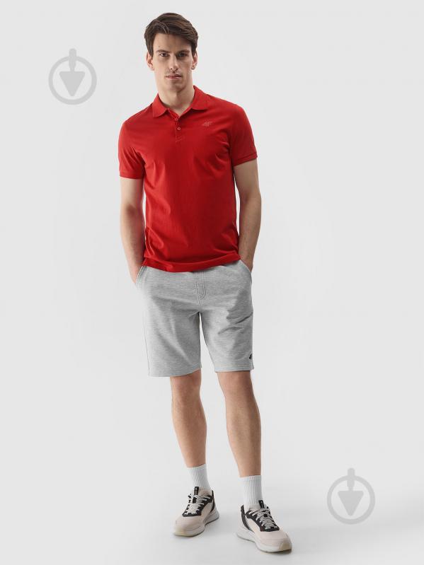 Поло 4F POLO SHIRT M129 / TSHIRT POLO M129 4FWSS24TPTSM129-61S р.XXL червоний - фото 4