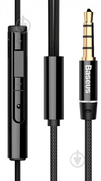 Наушники BASEUS H06 Lateral In-ear Wire Earphone black - фото 4