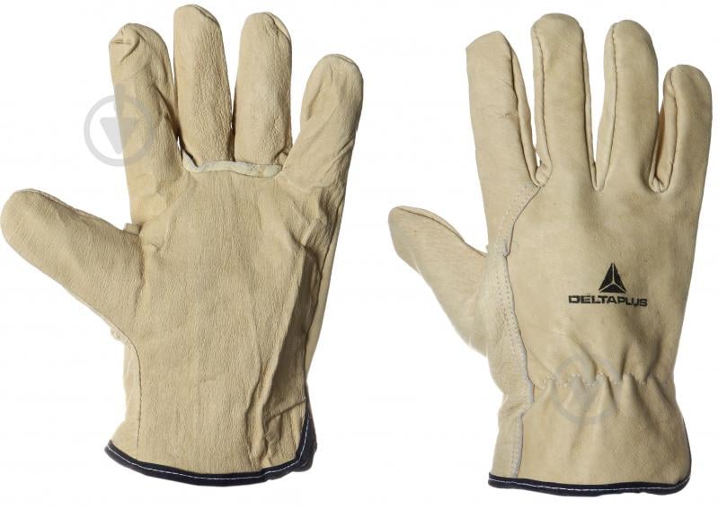 Перчатки Delta Plus из коровьей кожи с покрытием кожа XL (10) FP15910 - фото 1