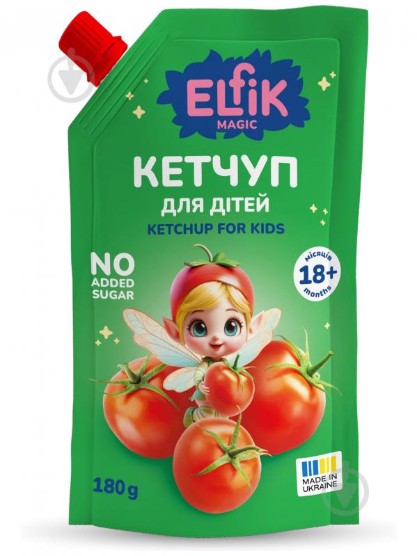Кетчуп детский Elfik Magic 180 г - фото 1 Кетчуп детский Elfik Magic 180 г - фото 1