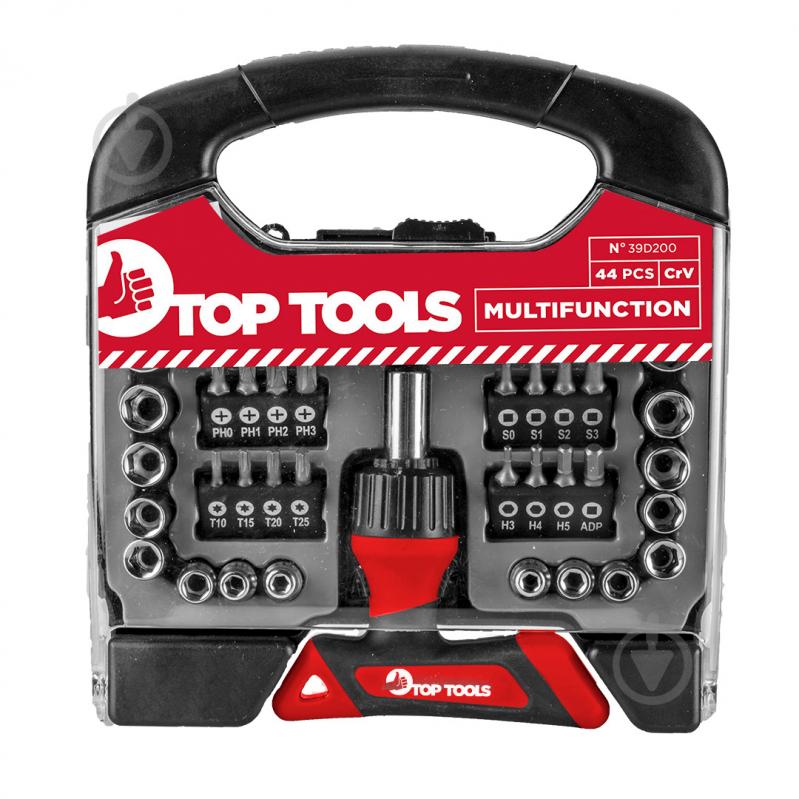 Набір викруткових насадок Top Tools 18 шт. 39d200 - фото 1