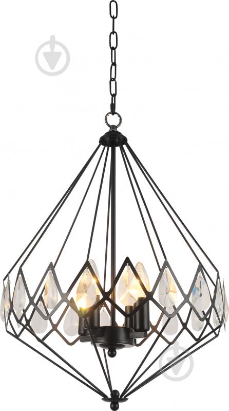 Люстра подвесная Blitz 4x40 Вт E14 черный 7111-33 - фото 1