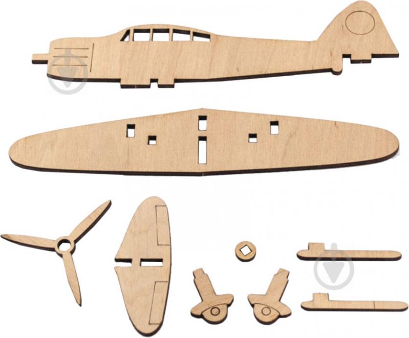 Конструктор деревянный Зірка Истребитель ЗЕРО 1 - фото 2