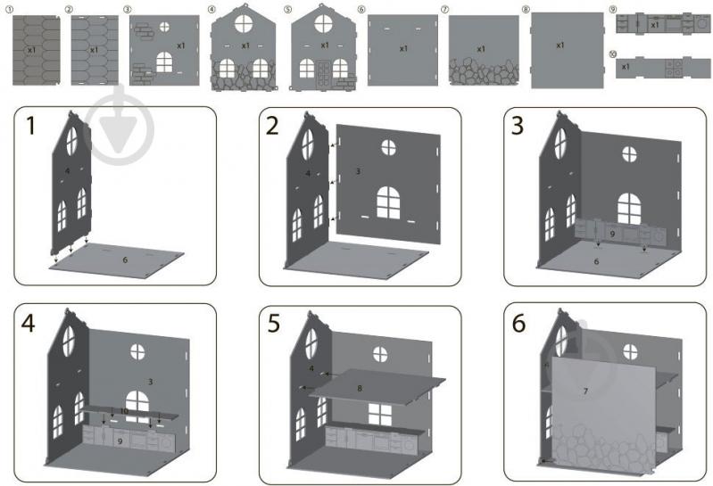 Игрушка Зірка Домик игрушечный - фото 6