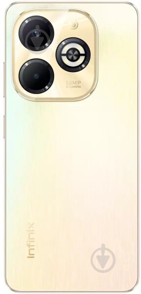 Смартфон Infinix Smart 8 Plus 4/128GB shiny gold - фото 5