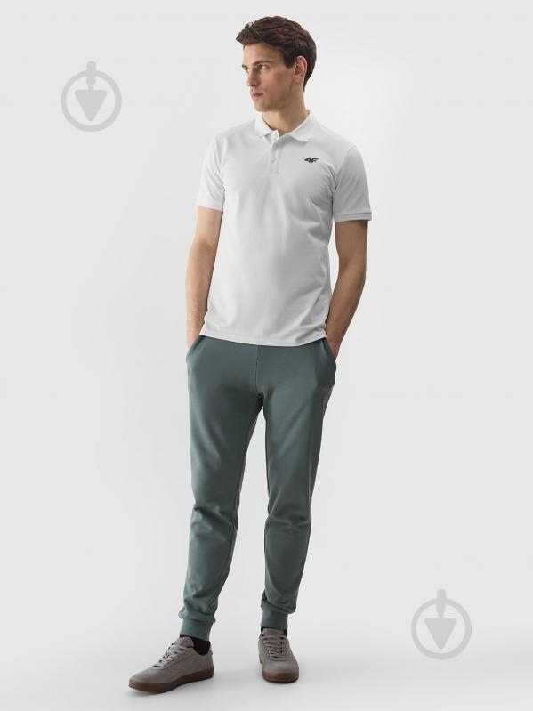 Поло 4F POLO SHIRT M130 / TSHIRT POLO M130 4FWSS24TPTSM130-10S р.M білий - фото 4