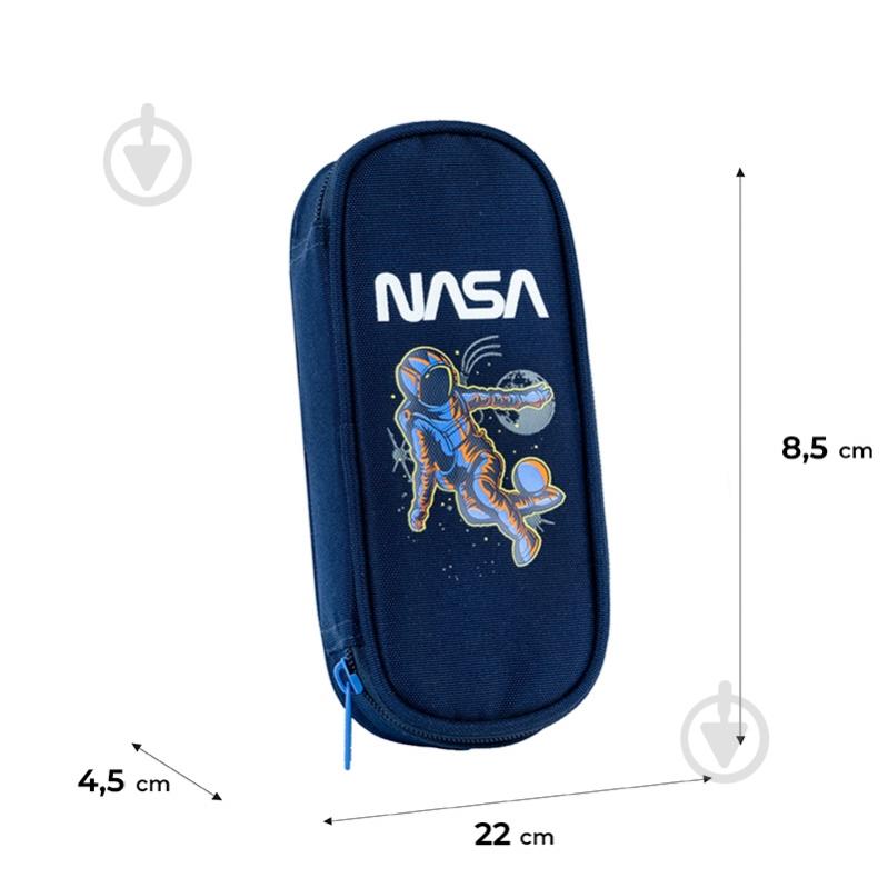Пенал 599 NASA-2 KITE синий - фото 2