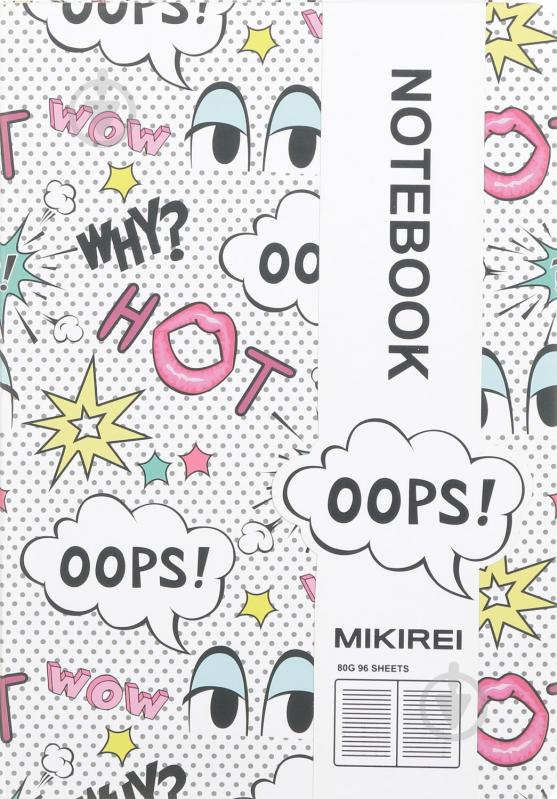 Блокнот OOPS 14,5х21 см Mikirei - фото 1 Блокнот OOPS 14,5х21 см Mikirei - фото 1