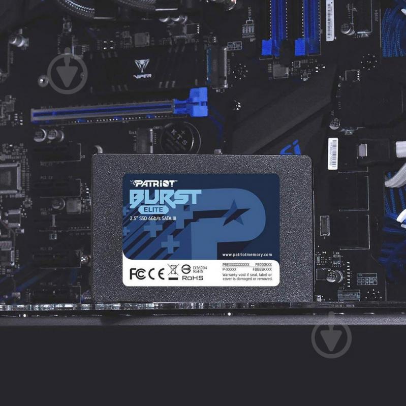 SSD-накопитель Patriot Burst Elite 120GB 2,5" SATA QLC (PBE120GS25SSDR) - фото 4