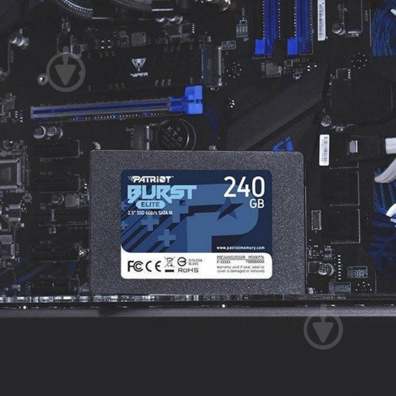 SSD-накопичувач Patriot Burst Elite 240GB 2,5" SATA QLC (PBE240GS25SSDR) - фото 5