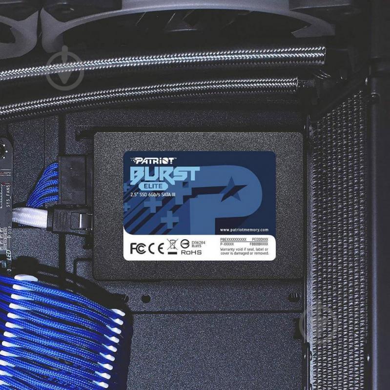 SSD-накопичувач Patriot Burst Elite 240GB 2,5" SATA QLC (PBE240GS25SSDR) - фото 6