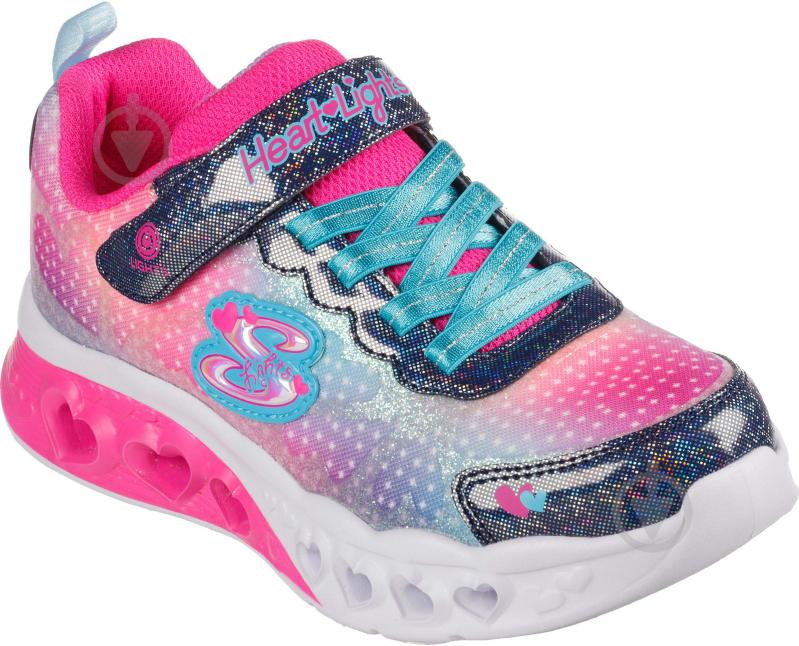 Кросівки для дівчаток демісезонні Skechers 302315N NVMT р.24 різнокольорові - фото 3