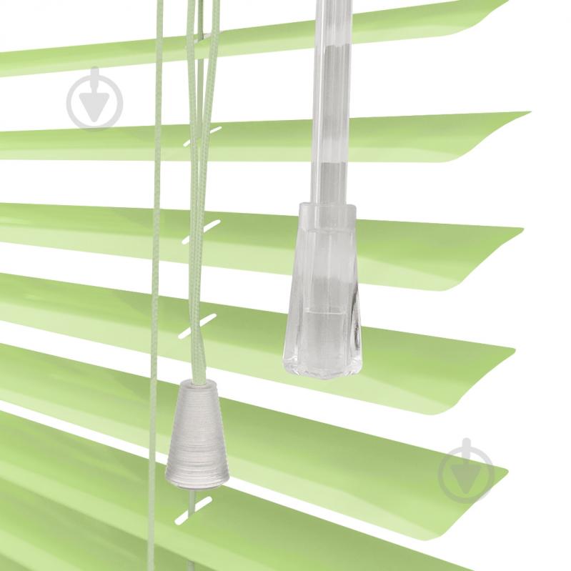 Жалюзі Rollotex алюмінієві горизонтальні з фіксацією 42х170 см Світло-салатові глянцеві - фото 4 Жалюзі Rollotex алюмінієві горизонтальні з фіксацією 42х170 см Світло-салатові глянцеві - фото 4