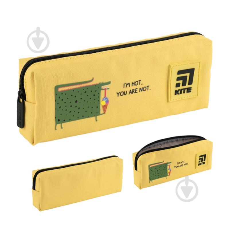 Пенал 642-4 KITE желтый - фото 1