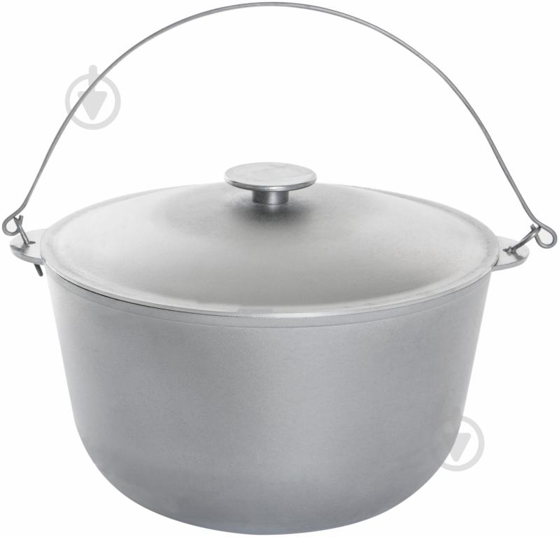 Казан походный Biol алюминиевый с дужкой и крышкой К1500Т - фото 1